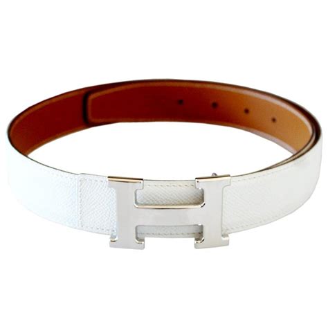 all white hermes belt|white Hermes belt women.